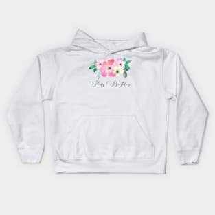 Happy birthday romantic design Kids Hoodie